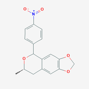 (7S)-7-Methyl-5-(4-nitrophenyl)-7,8-dihydro-5H-[1,3]dioxolo[4,5-G]isochromene