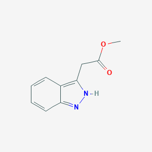 molecular formula C10H10N2O2 B171231 Methyl 2-(1H-indazol-3-yl)acetate CAS No. 131666-74-5