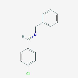 molecular formula C14H12ClN B171237 p-Chlorobenzylidene-benzyl-amine CAS No. 13540-93-7