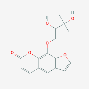 molecular formula C16H16O6 B017125 (±)-Heraclenol CAS No. 31575-93-6