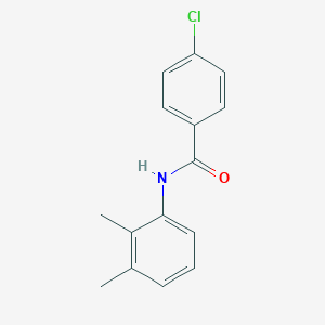 molecular formula C15H14ClNO B171257 4-chloro-N-(2,3-dimethylphenyl)benzamide CAS No. 127292-02-8