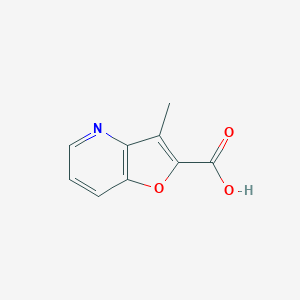 molecular formula C9H7NO3 B171267 3-Methylfuro[3,2-b]pyridine-2-carboxylic acid CAS No. 107096-09-3