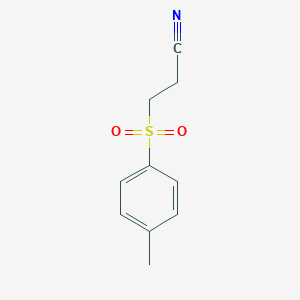 molecular formula C10H11NO2S B171280 3-(Toluene-4-sulfonyl)-propionitrile CAS No. 10154-80-0