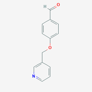 molecular formula C13H11NO2 B171283 4-(Pyridin-3-ylmethoxy)benzaldehyde CAS No. 118001-72-2