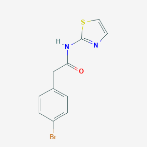 2-(4-bromophenyl)-N-(1,3-thiazol-2-yl)acetamide