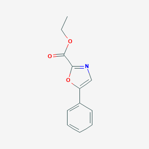 molecular formula C12H11NO3 B171308 5-苯基恶唑-2-甲酸乙酯 CAS No. 13575-16-1