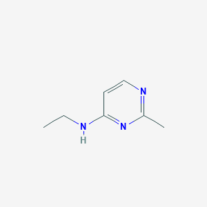 molecular formula C7H11N3 B171330 N-ethyl-2-methylpyrimidin-4-amine CAS No. 1239786-50-5