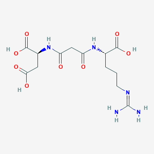 molecular formula C13H21N5O8 B171338 Retro-Arg-malonyl-Asp-OH CAS No. 158156-78-6