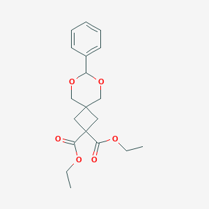 Diethyl 7-phenyl-6,8-dioxaspiro[3.5]nonane-2,2-dicarboxylate