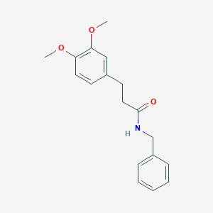 molecular formula C18H21NO3 B017136 N-benzyl-3-(3,4-dimethoxyphenyl)propanamide CAS No. 40958-49-4