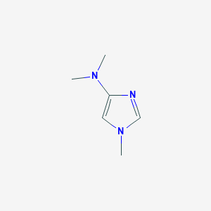 molecular formula C6H11N3 B171362 N,N,1-Trimethyl-1H-imidazol-4-amine CAS No. 196304-08-2
