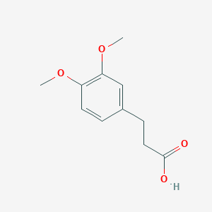 molecular formula C11H14O4 B017137 3-(3,4-Dimethoxyphenyl)propionic acid CAS No. 2107-70-2