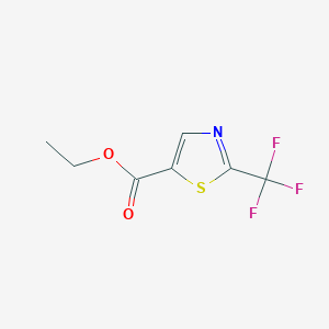 molecular formula C7H6F3NO2S B171395 2-(三氟甲基)噻唑-5-甲酸乙酯 CAS No. 131748-96-4