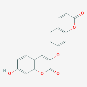 molecular formula C18H10O6 B171397 Edgeworin CAS No. 120028-43-5