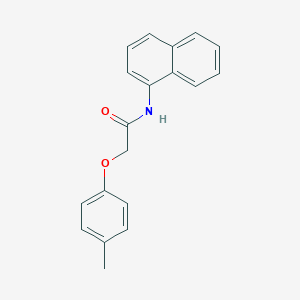 molecular formula C19H17NO2 B171408 2-(4-methylphenoxy)-N-(1-naphthyl)acetamide CAS No. 168703-32-0