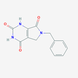 molecular formula C13H11N3O3 B171417 6-Benzyl-2,4-dihydroxy-5H-pyrrolo[3,4-d]pyrimidin-7(6H)-one CAS No. 19068-66-7