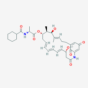 molecular formula C36H48N2O8 B017142 Ansatrienin A CAS No. 82189-03-5