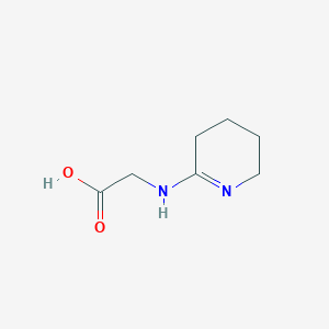 molecular formula C7H12N2O2 B171422 N-(3,4,5,6-Tetrahydro-2-pyridinyl)glycine CAS No. 13754-02-4
