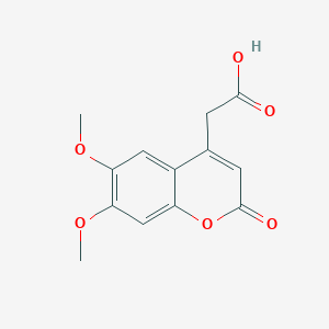 molecular formula C13H12O6 B017143 6,7-Dimethoxy-4-coumarinylacetic acid CAS No. 88404-26-6