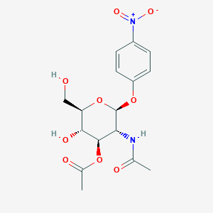 [(2R,3S,4R,5R,6S)-5-acetamido-3-hydroxy-2-(hydroxymethyl)-6-(4-nitrophenoxy)oxan-4-yl] acetate