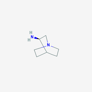 molecular formula C7H14N2 B171479 (R)-quinuclidin-3-amine CAS No. 123536-15-2