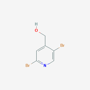 molecular formula C6H5Br2NO B171484 (2,5-Dibromopyridin-4-yl)methanol CAS No. 1227563-54-3