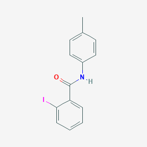 molecular formula C14H12INO B171504 2-iodo-N-(4-methylphenyl)benzamide CAS No. 62303-05-3