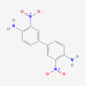 molecular formula C12H10N4O4 B017153 3,3'-二硝基联苯胺 CAS No. 6271-79-0