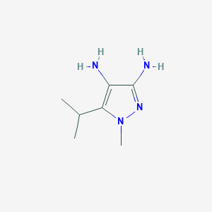 5-Isopropyl-1-methyl-1H-pyrazole-3,4-diamine