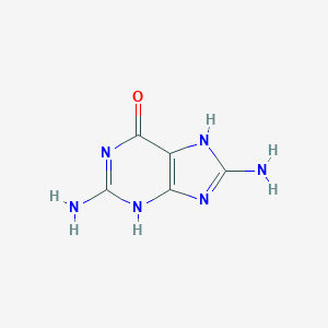 molecular formula C5H6N6O B017156 8-Aminoguanine CAS No. 28128-41-8