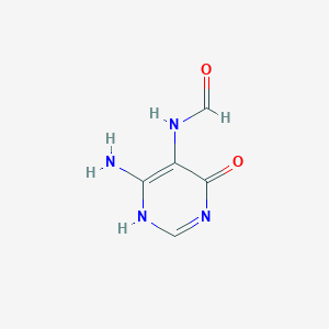 molecular formula C5H6N4O2 B017157 6-Amino-5-formylamino-3H-pyrimidine-4-one CAS No. 64194-58-7