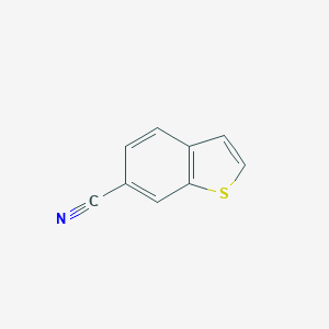 molecular formula C9H5NS B171574 Benzo[b]thiophene-6-carbonitrile CAS No. 154650-81-4