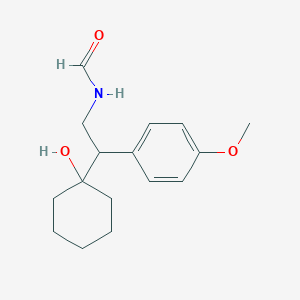 molecular formula C16H23NO3 B017158 N-FORMYL-1-(2-AMINO-1-(4-METHOXYPHENYL)ETHYL)CYCLOHEXANOL CAS No. 272788-07-5