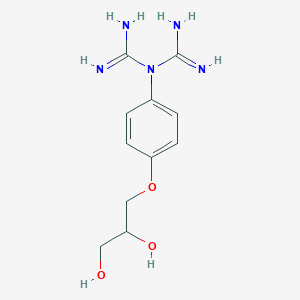 molecular formula C11H17N5O3 B017160 4-(2,3-Dihydroxypropoxy)phenylbiguanide CAS No. 109351-12-4