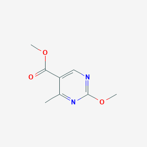 molecular formula C8H10N2O3 B171605 Methyl 2-methoxy-4-methylpyrimidine-5-carboxylate CAS No. 198827-04-2
