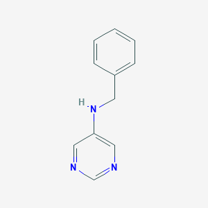 molecular formula C11H11N3 B171606 N-苄基嘧啶-5-胺 CAS No. 104479-78-9