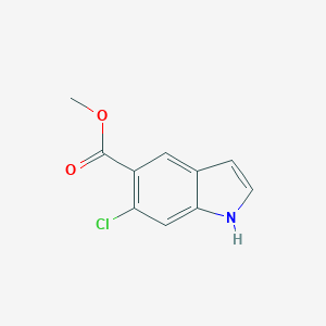 molecular formula C10H8ClNO2 B171617 Methyl 6-chloro-1H-indole-5-carboxylate CAS No. 162100-83-6