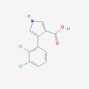 molecular formula C11H7Cl2NO2 B017162 4-(2,3-Dichlorophenyl)-1H-pyrrole-3-carboxylic acid CAS No. 103999-46-8