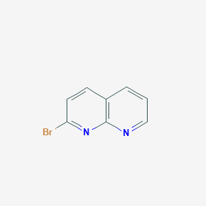 molecular formula C8H5BrN2 B171627 2-Bromo-1,8-naphthyridine CAS No. 61323-17-9