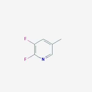 molecular formula C6H5F2N B171632 2,3-Difluoro-5-methylpyridine CAS No. 1227597-78-5