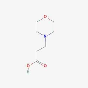 molecular formula C7H13NO3 B171637 3-吗啉丙酸 CAS No. 4497-04-5