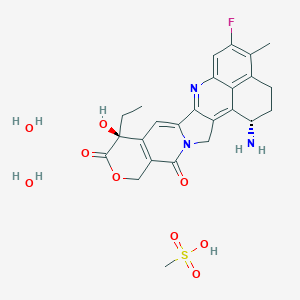 molecular formula C25H30FN3O9S B171652 Exatecan Mesylate CAS No. 197720-53-9