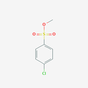 molecular formula C7H7ClO3S B171660 Methyl 4-chlorobenzenesulfonate CAS No. 15481-45-5