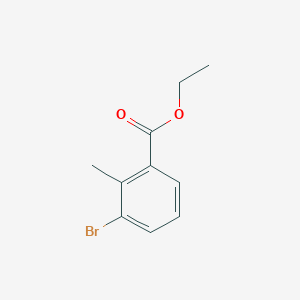 molecular formula C10H11BrO2 B171663 Ethyl 3-bromo-2-methylbenzoate CAS No. 103038-43-3