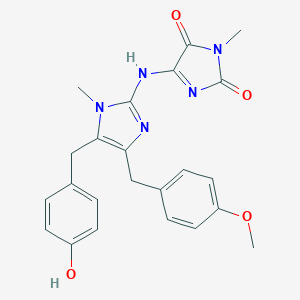 molecular formula C23H23N5O4 B017167 Naamidine A CAS No. 110189-06-5