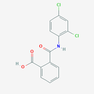molecular formula C14H9Cl2NO3 B171680 2-[(2,4-Dichlorophenyl)carbamoyl]benzoic acid CAS No. 19368-21-9