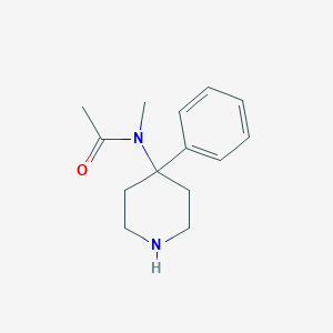 N-Methyl-N-(4-phenylpiperidin-4-yl)acetamide