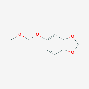molecular formula C9H10O4 B171696 1,3-Benzodioxole, 5-(methoxymethoxy)- CAS No. 111726-43-3