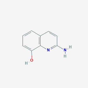 molecular formula C9H8N2O B017170 2-氨基喹啉-8-醇 CAS No. 70125-16-5