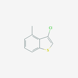 molecular formula C9H7ClS B171711 3-Chloro-4-methylbenzo[b]thiophene CAS No. 130219-79-3